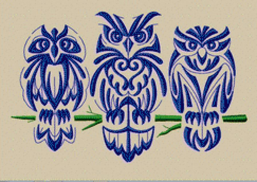 синяя троица (неподкупные) - предпросмотр