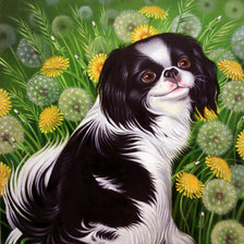 Схема вышивки «щенок»