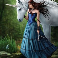 Схема вышивки «Девушка»