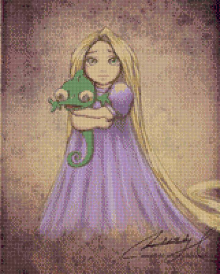 рапунцель - дисней - предпросмотр