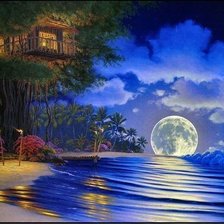 Схема вышивки «Пляж»