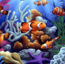 Схема вышивки «морское дно»