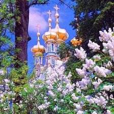 Схема вышивки «Храм»