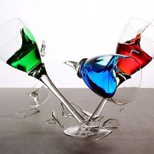 Схема вышивки «рюмка вина»