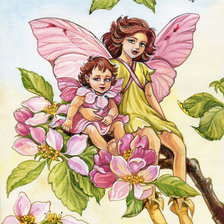 Схема вышивки «феечки»
