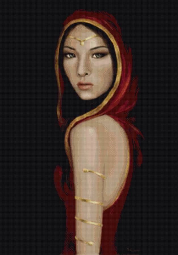 взгляд - девушка - предпросмотр