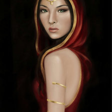 Схема вышивки «взгляд»