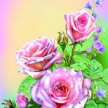 Схема вышивки «цветы4»