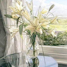 Схема вышивки «Лилии»