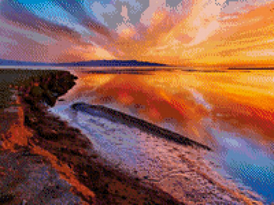 закат - закат, пейзаж - предпросмотр