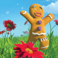 Схема вышивки «Печенье из шрека»