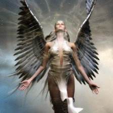 Схема вышивки «ангел»