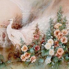 Схема вышивки «жар-птица»