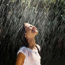 Схема вышивки «Летний дождь»