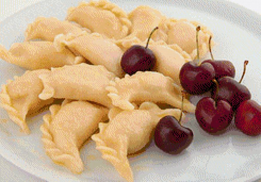 Вареники с вишней - кухня - предпросмотр