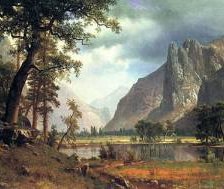 Схема вышивки «горный пейзаж»