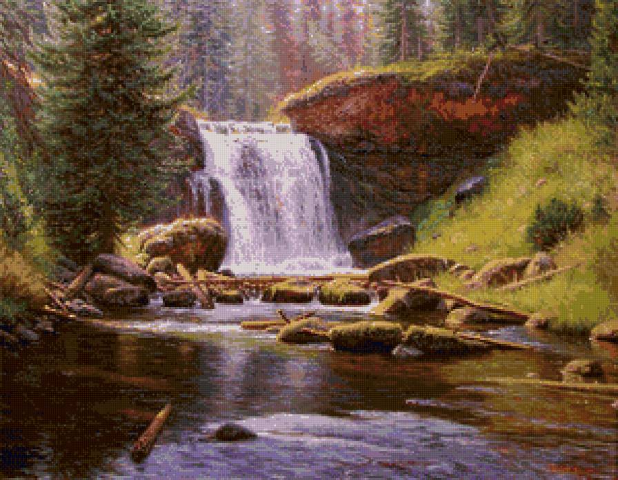 картина марка китли - природа, пейзаж - предпросмотр