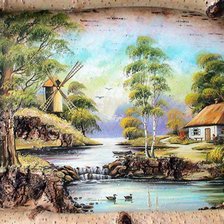 Схема вышивки «На  бересте 5»