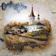 Схема вышивки «На  бересте 8»