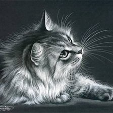 Схема вышивки «Киса»