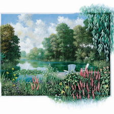 Схема вышивки «Времена года. Художник Peter Motz»