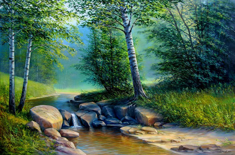 картина алексея белых - природа, пейзаж - оригинал