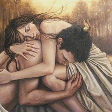 Схема вышивки «пара»