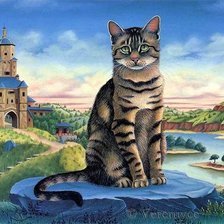 Схема вышивки «Кошачии мир 6»