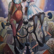 Схема вышивки «коты»