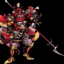 Схема вышивки «воин»