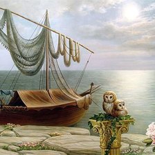 Схема вышивки «морской простор»