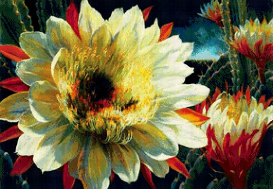 Цветочная акварель Elizabeth Horning - букет, цветы - предпросмотр