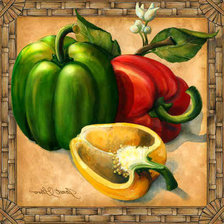 Схема вышивки «ПЕРЧИКИ»