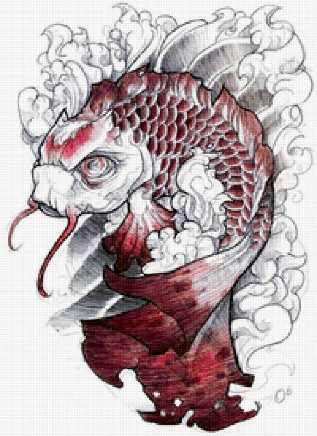 Тату - тату, япония - предпросмотр