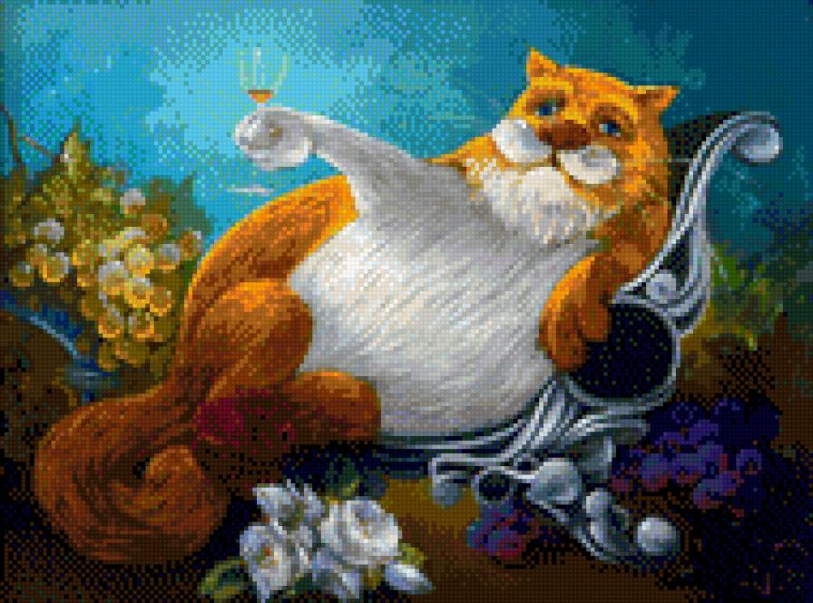 gorcevich - картина, кот, юмор - предпросмотр