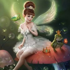 Фея с лягушкой