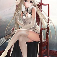 Схема вышивки «Девушка»