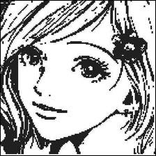 Схема вышивки «Девушка»