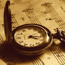 Схема вышивки «часы»