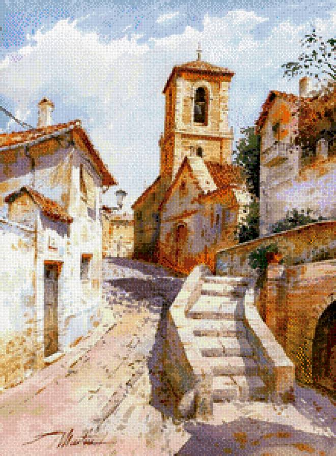 акварель FAUSTINO MARTIN GONZALEZ - акварель, картины - предпросмотр