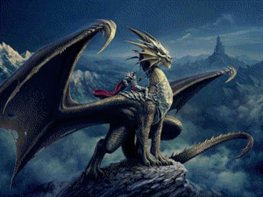 Дракон - драконы, фэнтези - предпросмотр