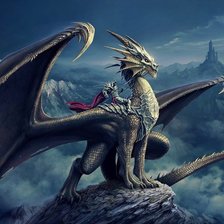 Схема вышивки «Дракон»