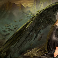 Схема вышивки «падший ангел»