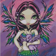 Схема вышивки «феечка»