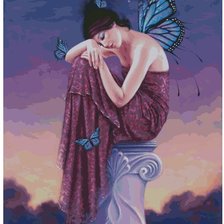 Схема вышивки «фея»