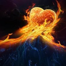 Схема вышивки «пламя любви»