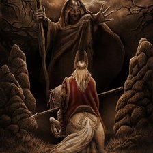 Схема вышивки «Прорицание Вёльвы»