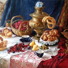 Схема вышивки «К столу»