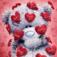 Схема вышивки «тедди»