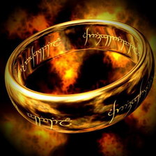 Схема вышивки «Кольцо всевластия»